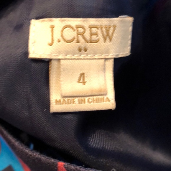 J Crew Print Dress 4 - Picture 4 of 4